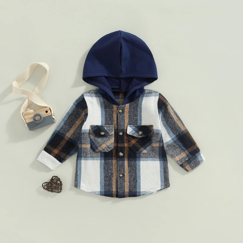 LSHDCER Cappotto Bambino Ragazzo Inverno Giacche Cappotti Imbottito Cotone Spessi E Caldi Capispalla, Blu Scuro, 120/5-6 Anni - Foto 3