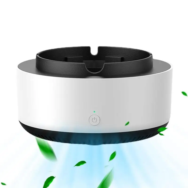 Smokeless Ash Tray With Air Purifier Home Ashtrays With Filter 2 In 1