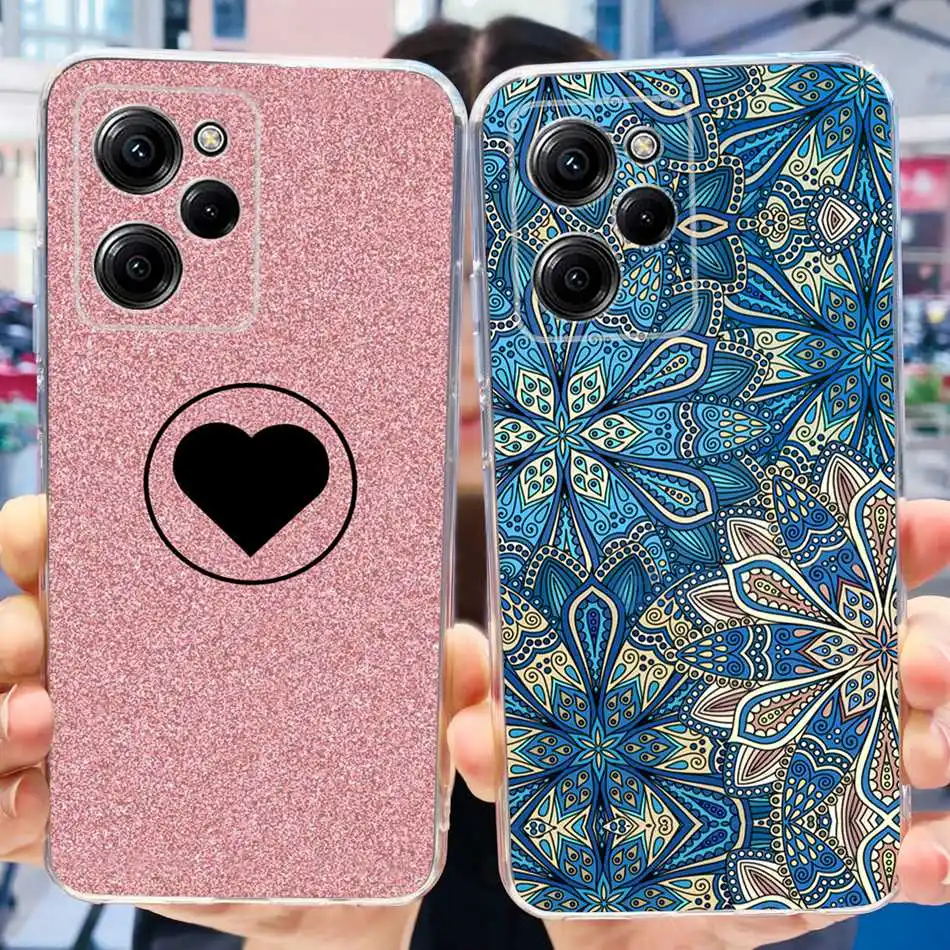 Elegant Printed Soft Silicone TPU Phone Case - Compatible with Poco X5 Series