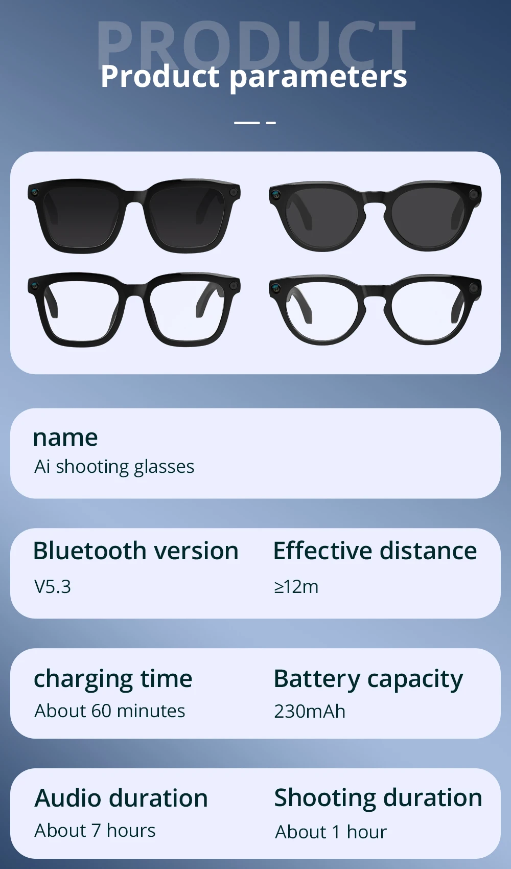 COLMI V03 Smart Glasses