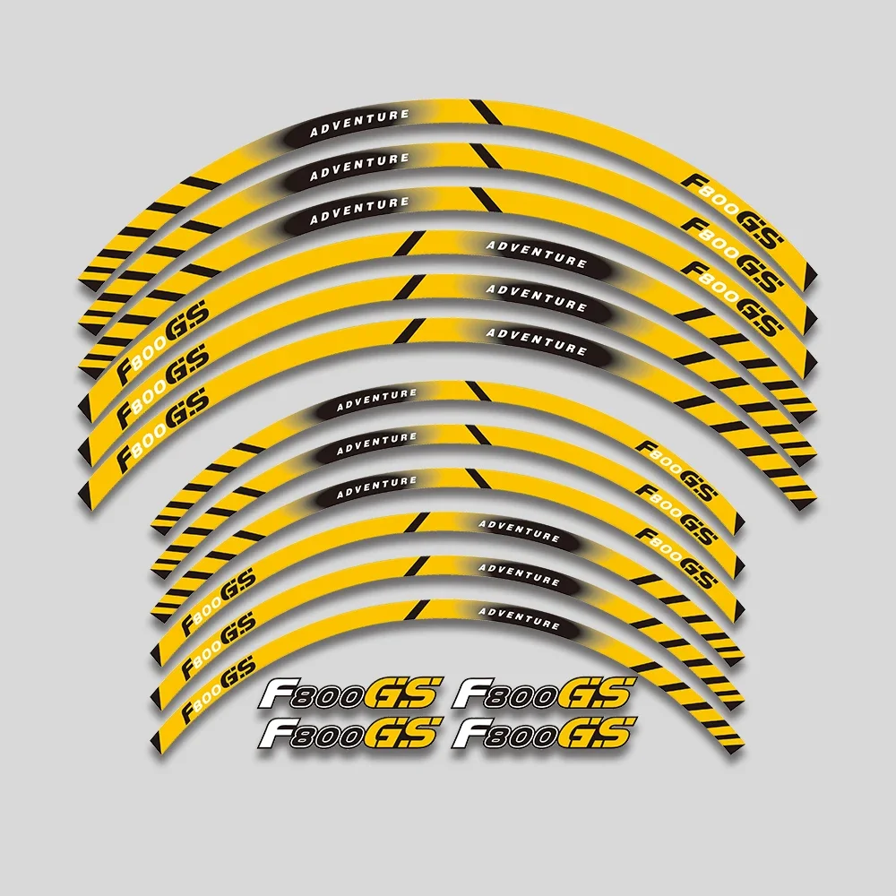 

For BMW F800GS F 800GS F800 GS Reflective Motorcycle Accessories Wheel Sticker Inside of Hub Decals Rim Stripe Tape