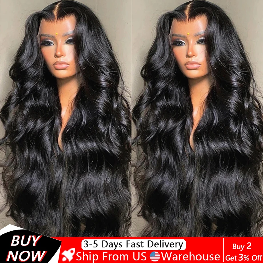 30 40 Inch Body Wave Lace Front Human Hair Wigs For Women 13x4 Hd Brazilian Hair Wigs 360 Full Lace Wig Human Hair Pre Plucked