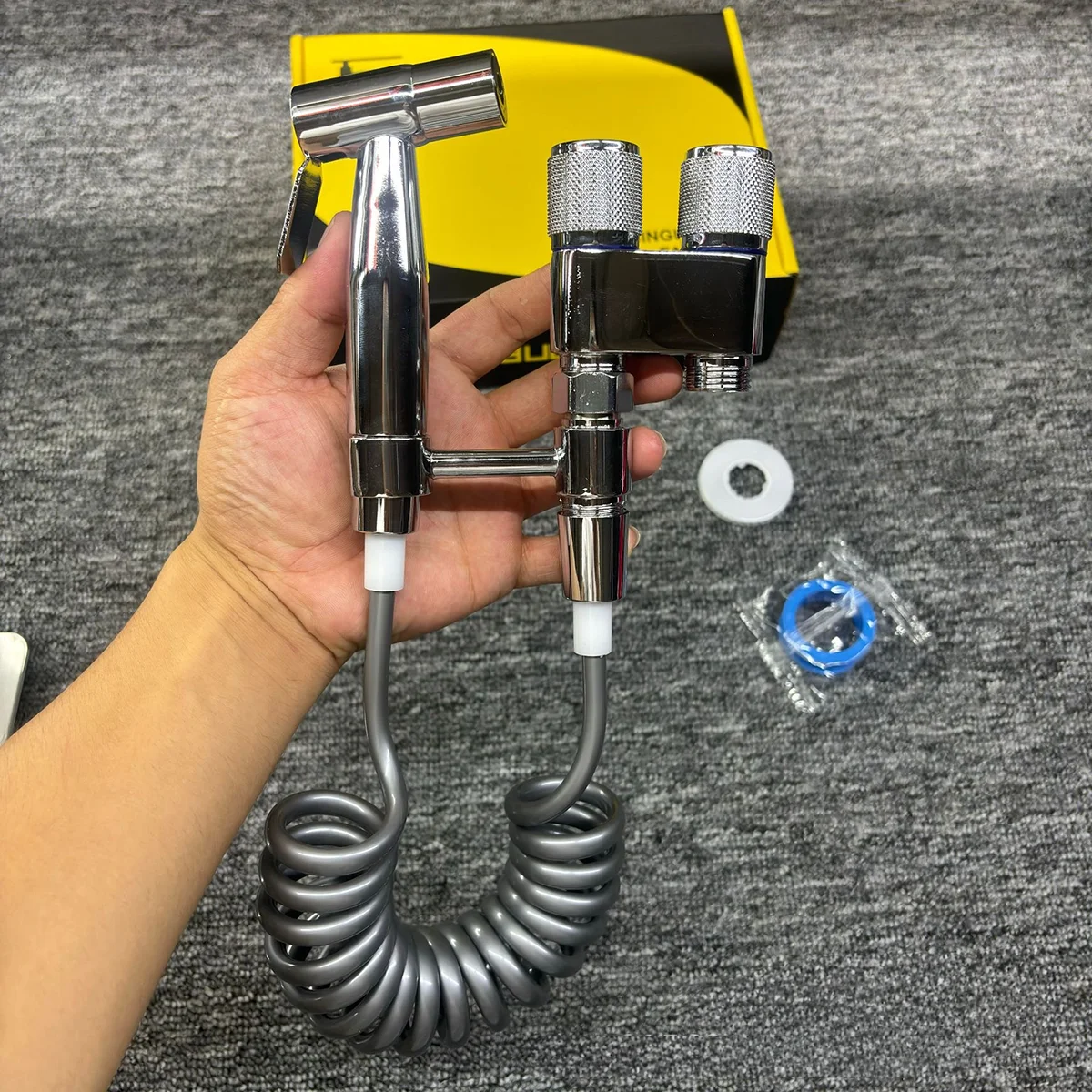 Toilet Cleaning Bidet Toilet Sprayer Set Cold Water Portable Bidet Toilet Accessories Handheld Bathroom Wash Anal Douche Crane