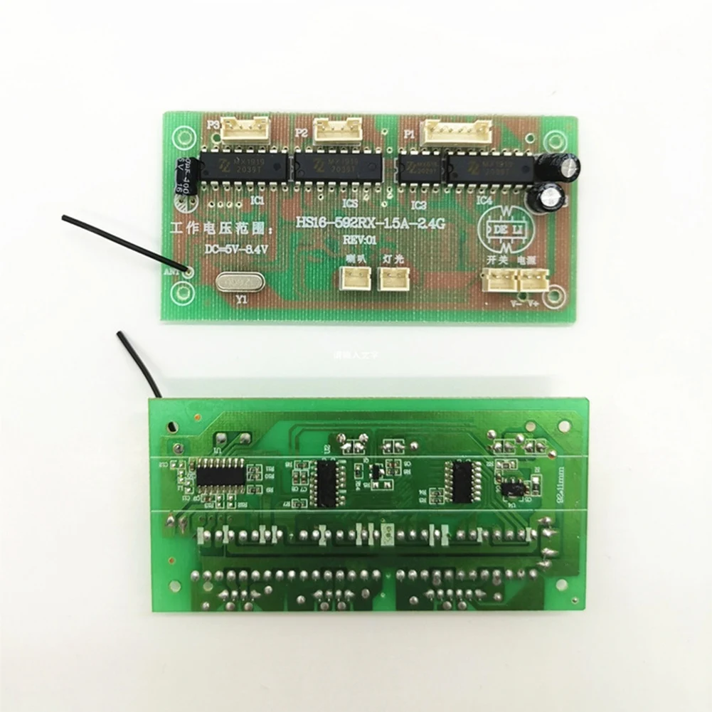 2.4G 8CH Remote Control with Receiver Board DIY Toy for Robot Boat Tank Car 4-6V Accessories-Orange 4
