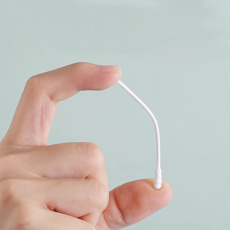 200pcs Safety Baby Cotton Swab clean baby ears Sticks Health Medical Buds Tip swabs box plastic cotonete cotton swabs cotton swab box cotton swab storage box