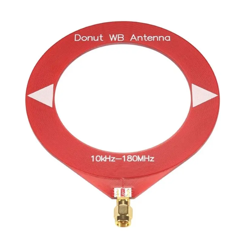 B03B-SDR 인터콤 안테나용 단파 10Khz-180Mhz 루프 디자인(SMA 베이스 커넥터 포함) 도넛 광대역 변환기
