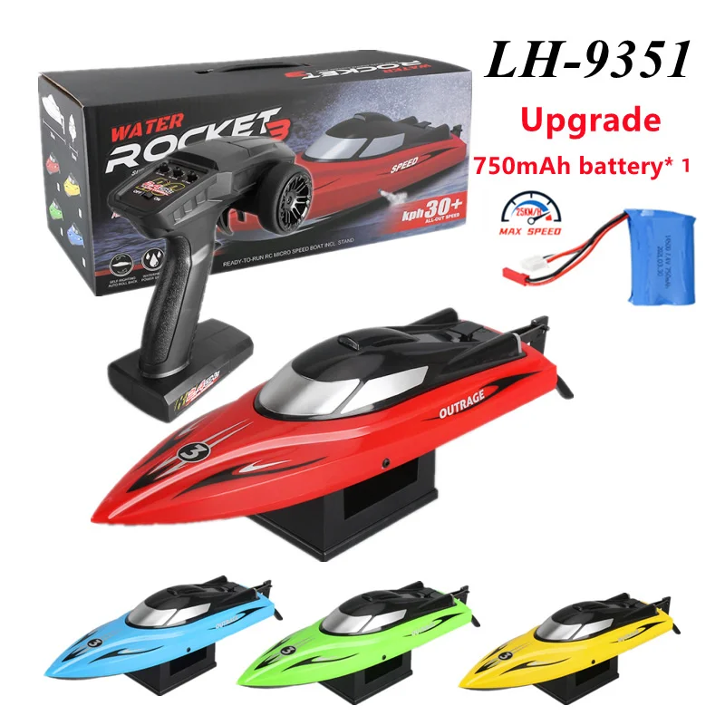 2024 New Rc Boat 2.4G Brushless Electric Motoscafo Ad Alta Velocità Water Yacht Racing Impermeabile Ricaricabile Rc Boat Toys For Kids