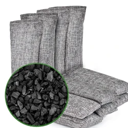 Natural Bamboo Charcoal Air Purifying Bags - Odor Absorber & Moisture Eliminator - 20pcs
