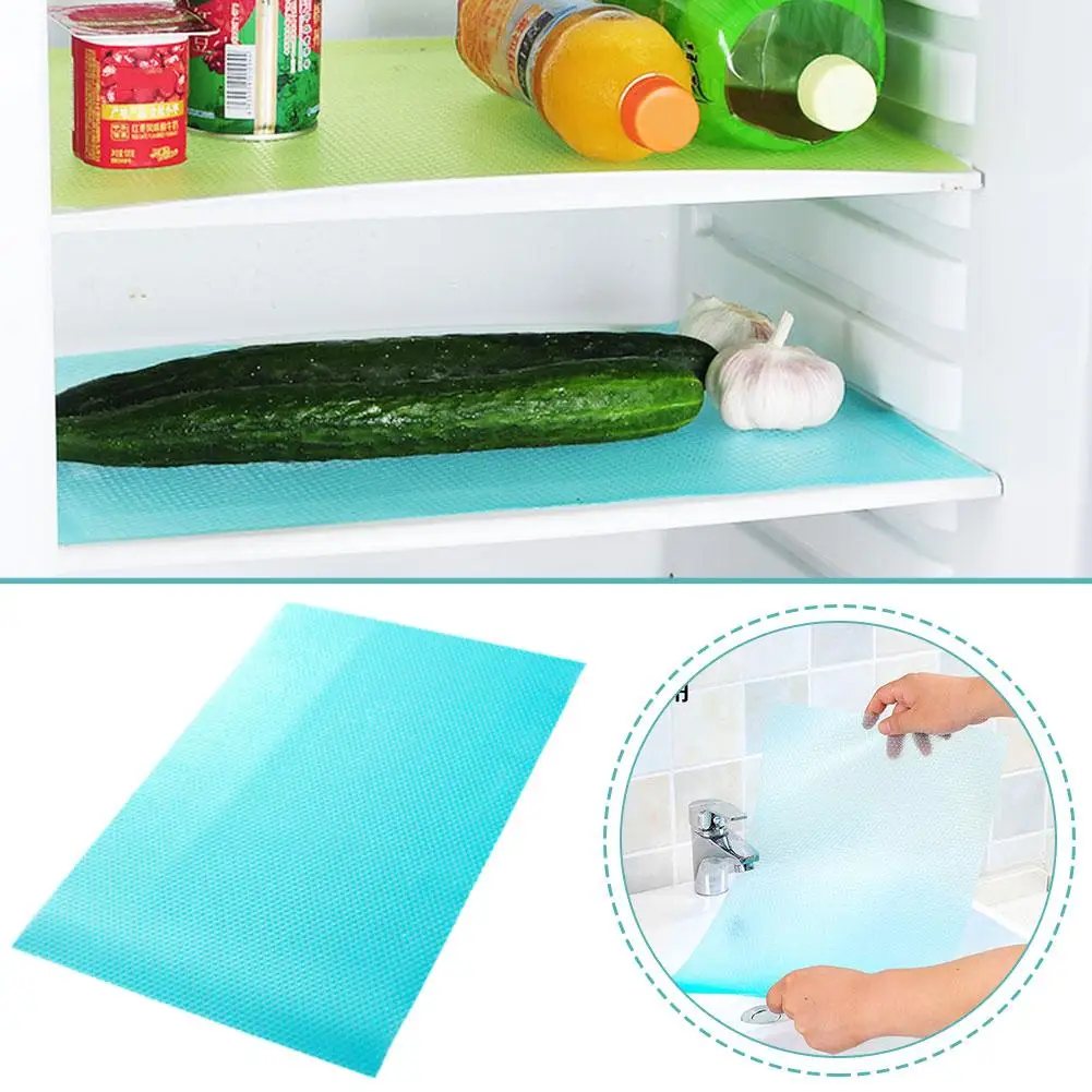 Dropship 4 /8/12Pcs Refrigerator Liners; Washable Mats Covers Pads