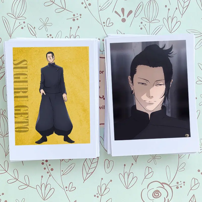 Geto Suguru Lomo Bookmark Anime 3 Inch Small Card Childrens Stationery Student Message Collection Gift Waterproof Collect