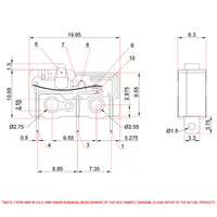 10/50/100PCS Micro Limit Switch with SPDT Snap Action - Safe, Eco-Friendly for Home Appliance On/Off Control 3