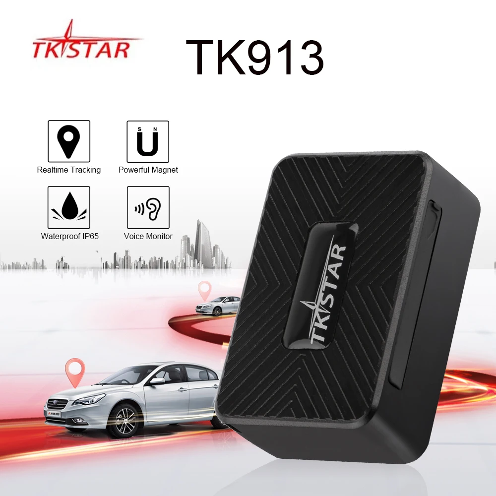 TKSTAR TK913 4G Mini GPS Tracker Strong Magnet 1500mAh Waterproof Car GPRS Locator Tracking Vehicle Voice Monitor Free APP gps tracker,car tracker