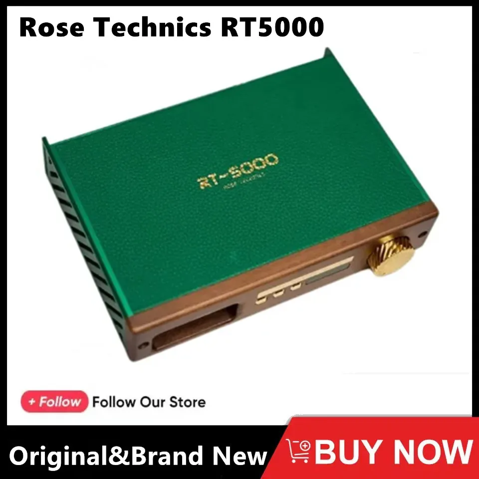 

Rose Technics RT5000/ RT-5000 Dual High-End ES9038Pro Integrated DAC & Headphone AMP Hi-res 32 bit/384 KHZ Native DSD256