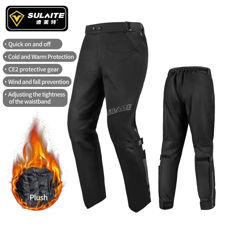 MotorcycleWindproofPantsWarmMotorcycleRidingPantsWaterproofHeatingbeltpowerbank