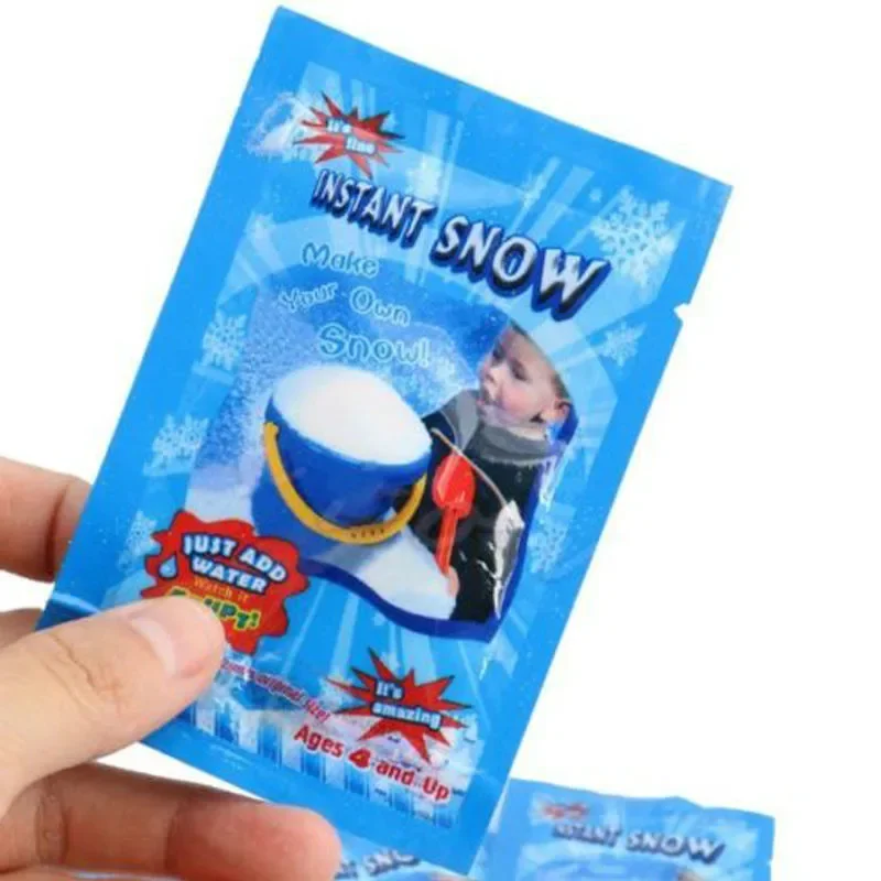 10 PCS Christmas Ornaments Artificial Snowflakes Magic Props Winter Snow Decoration