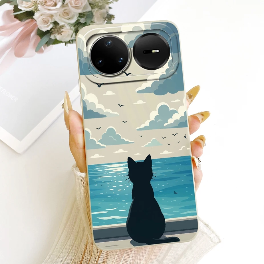 Cute Rabbit Cartoon Soft TPU Phone Case Cover for Huawei Nova 15 Pro Ultra 5G
