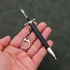 12cm Aragorn Narthil Sword Keychains LOTR Anduril Medieval Weapon Metal Katana Samurai Sword Keychain Ornaments Toys collections 6