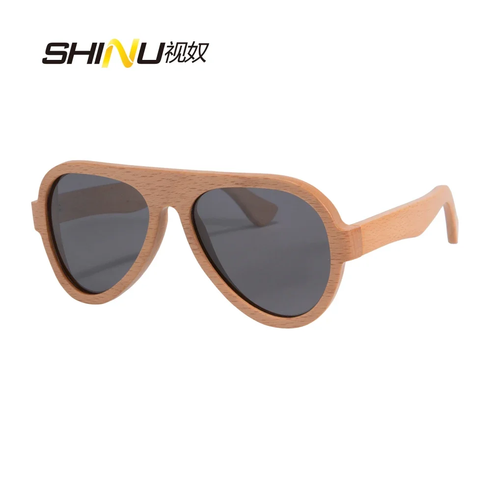 

SHINU Brand Wooden Sun glassed for Men 2024 Wood Sunglasses For Men High Quality Polarized Handmade Glasses RetroVintage Lenses