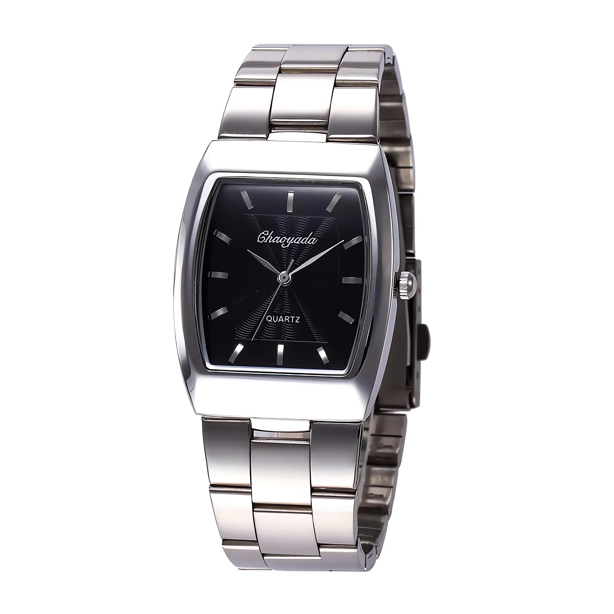 Elegant Square Steel Belt Watch