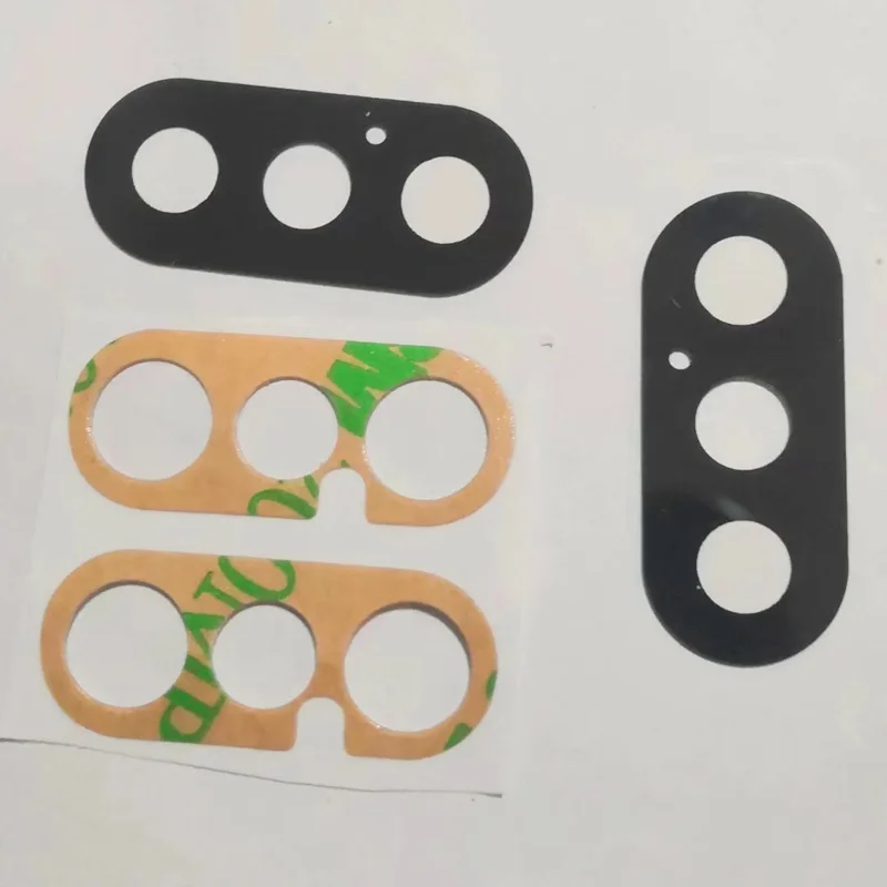 

2pcs /Set Rear Back Camera Lens Glass Cover Replacement with Adhesive For iPhone X XS XS Max