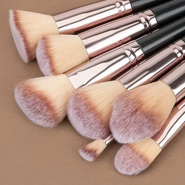 Set de brochas de maquillaje profesional completo: 3 a 20 piezas | Emoape