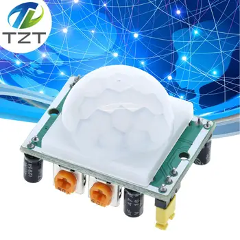 HC-SR501 Regolare il modulo rilevatore sensore di movimento PIR a infrarossi piroelettrico IR Modulo rilevatore sensore di movimento HC SR501