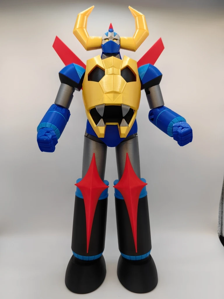 Fully-Movable Gaiking Super Robot Cosmic Flng Dragon Collectible Figure Japanese Brand 3D Printed Iron Man 28 Number Model Toy