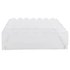 Scalloped Acrylic Tray,2024 New Acrylic Scalloped Tray,Acrylic Scalloped Tray With Magnetic Mat,Clear Acrylic Tray 1