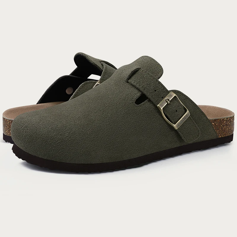 Gacimy Women's Mules Slippers Classic Cork Clogs Sandals With Arch Support Female Fashion Outdoor Soft Footbed Platform Slippers