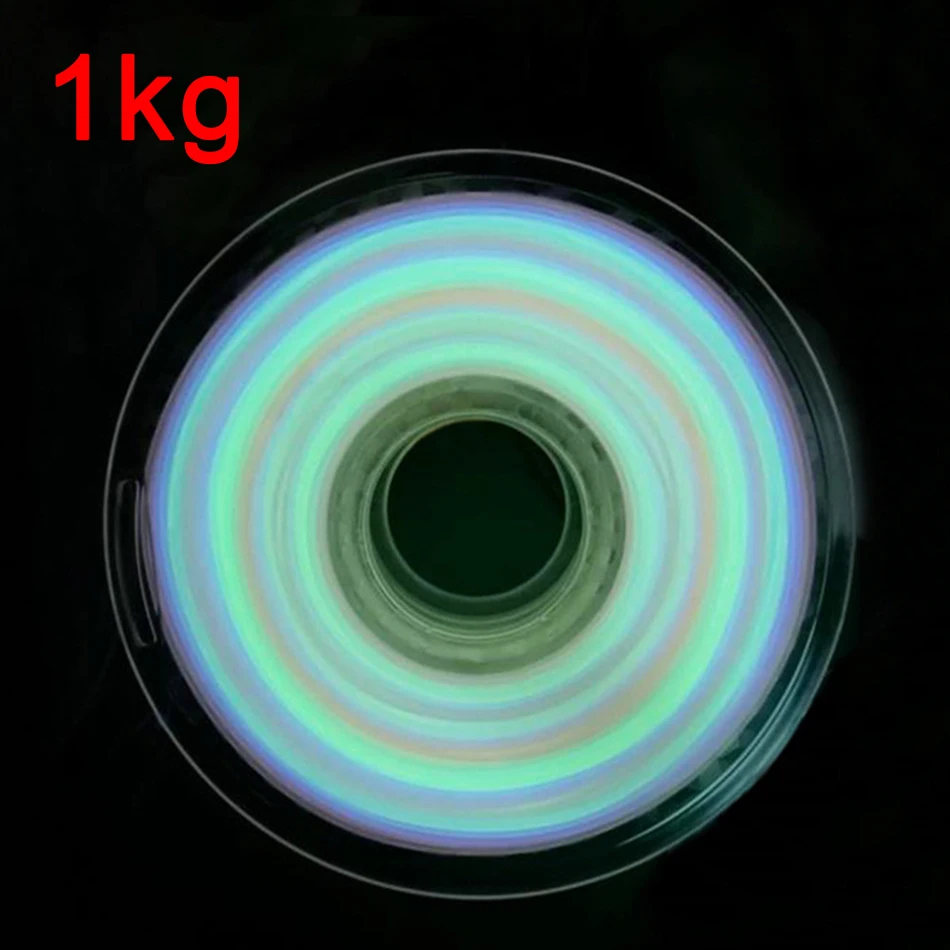 plastic 3d printer Glow In The Dark PLA Filament 3D Printer Sublimation Noctilucent Plastic Material For 3D Printing Noctilucous Rainbow Green Blue carbon fiber petg 3D Printing Materials