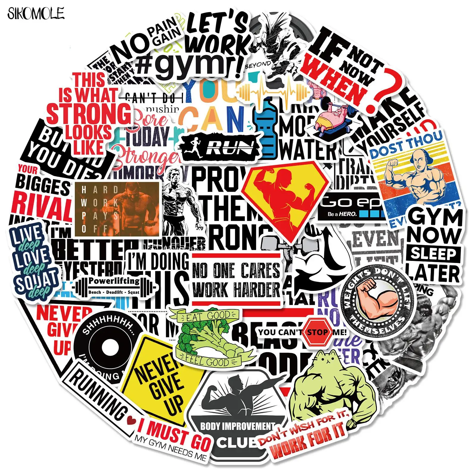 

Наклейки для тхэквондо, 10/30/50/100 шт.