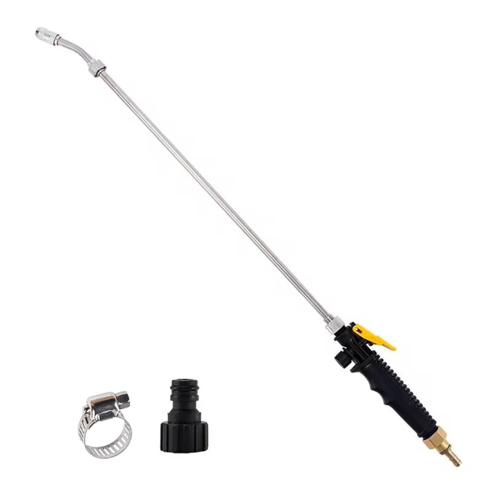 

1pc Metal Replacement Sprayer 3/8" Barb Sprayer With Shut Off Valve Hose Clamps 29 Inch Backpack Sprayer Tools