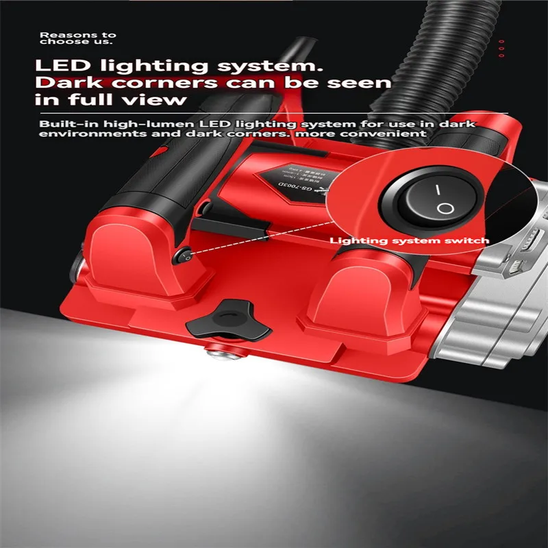 전기 벽면 플래너 시멘트 나이프 4580W 220V/50Hz 전동 공구 전기 플래너 효율적인 깊이 조절 가능