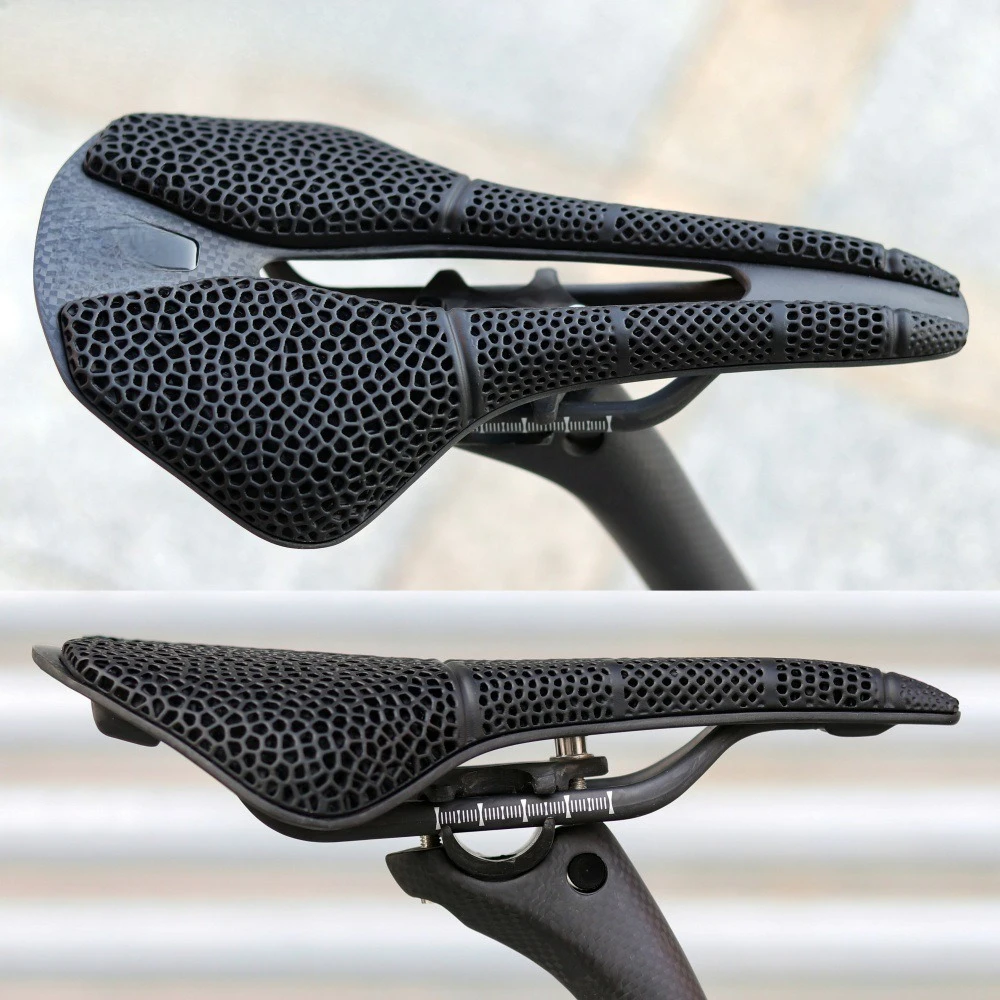 Enlee-超軽量カーボンファイバー3Dプリント自転車シート マウンテン