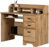 a Computer Desk with Hutch 4