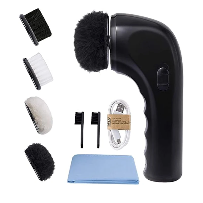 Electric Shoe Brush Machine polishing brushes USB Interface Charging Multifunction Handheld  High Power Endurance 6