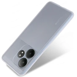 Ultra Thin Soft Silicone Phone Case - TPU Back Cover for Realme GT6 Global (Transparent White)