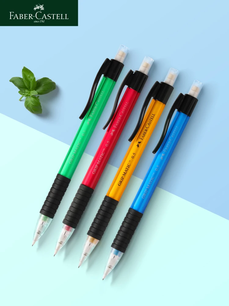 White Automatic Pencil  Mechanical Pencils - Faber-castell 0.5 Press-free  1338 - Aliexpress