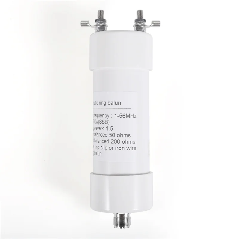 B04B-Balun 안테나 1:4 500W 1-56Mhz 50Ω 단파 SSB AM FM 다이폴/윈돔 안테나 입력용 200Ω 출력