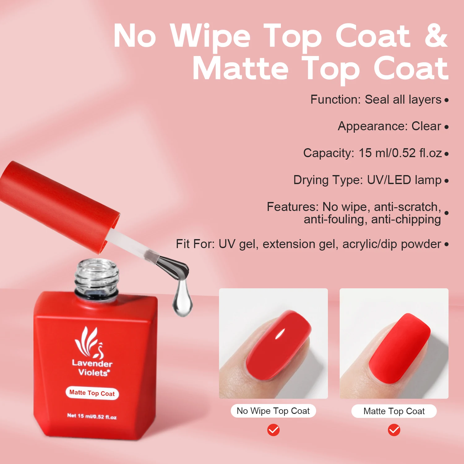4pcs 15ml Nail Primer 5 in 1 Builder Base Gel Glossy Top Coat Matte Top Coat For Beginner Use Home Salon Nail Art Design nail art set nail treatment nail top coat