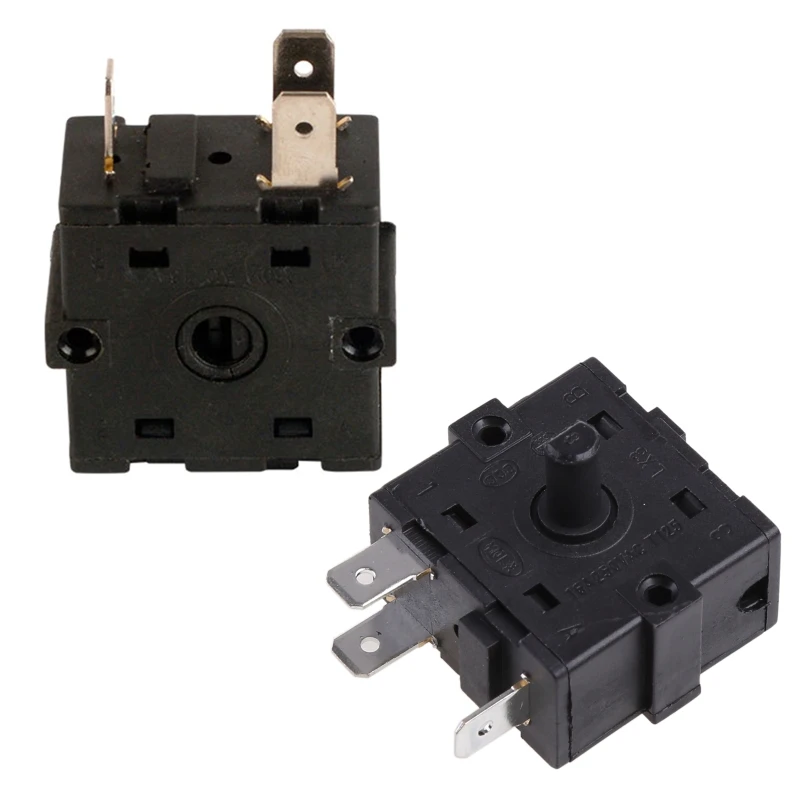 3 Pin Electric Room Heater Position Rotary Selector 250V 16A Electric Heater Band Parts heating selection switch