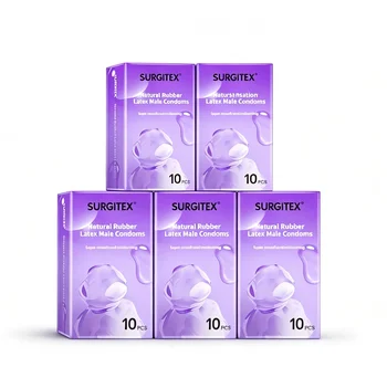 50-count pack of ultra-thin, extra-lubricated male condoms for an unrestrained pleasure experience 1