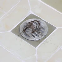 100PCS Hair Catcher Bags Sink Filter Drain Bathroom Shower Filter Hair Catcher Mesh Bag Sink Strainer Filter Water Stopper 2