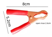 Alligator clip 50A test experimental clip with live wire clip wire clamp iron + copper 3