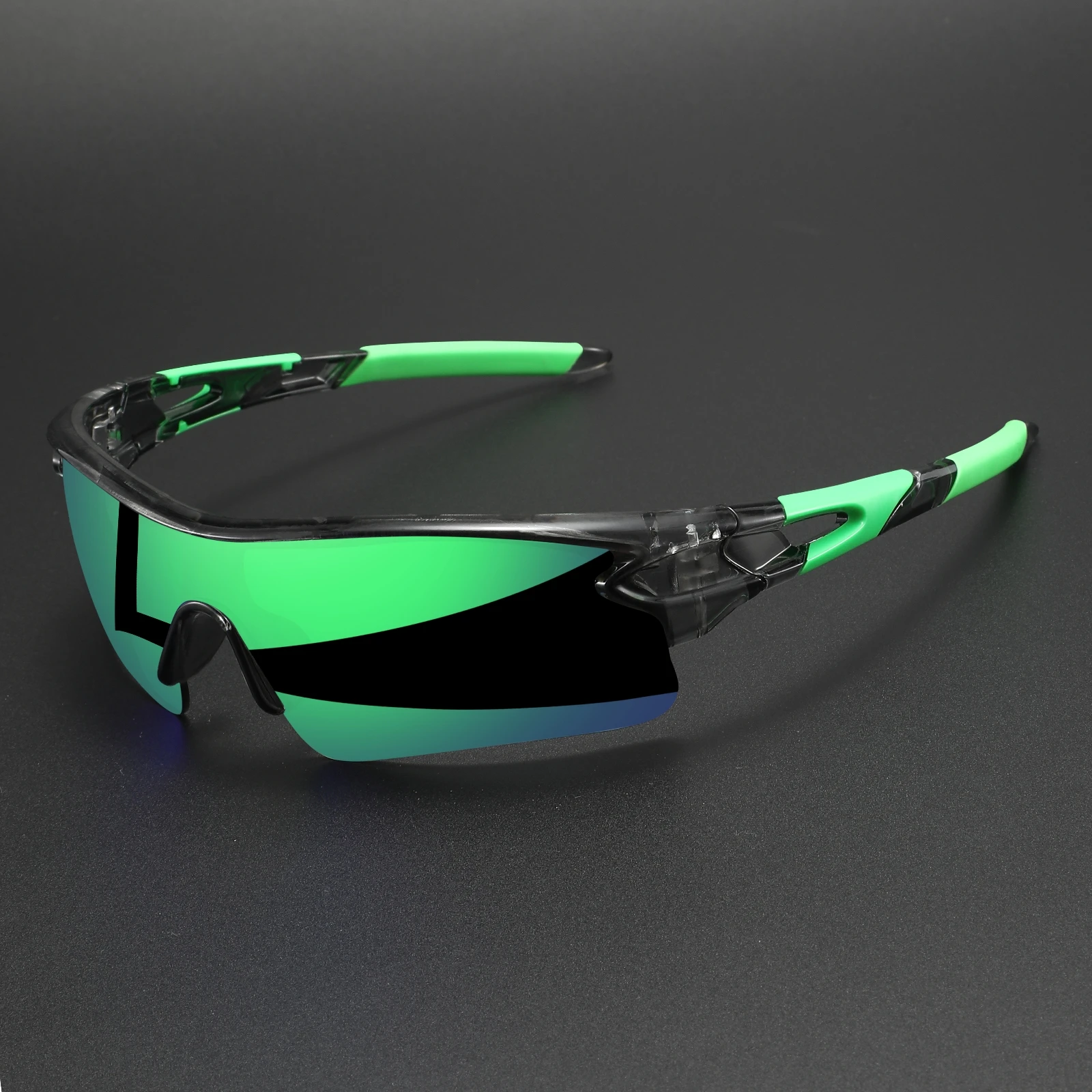 Neue UV400-Schutz-Sportbrille – leichte Vollabdeckungslinse, Unisex-Wickelbrille für Radfahren, Wandern und den täglichen Gebrauch – Detail 9