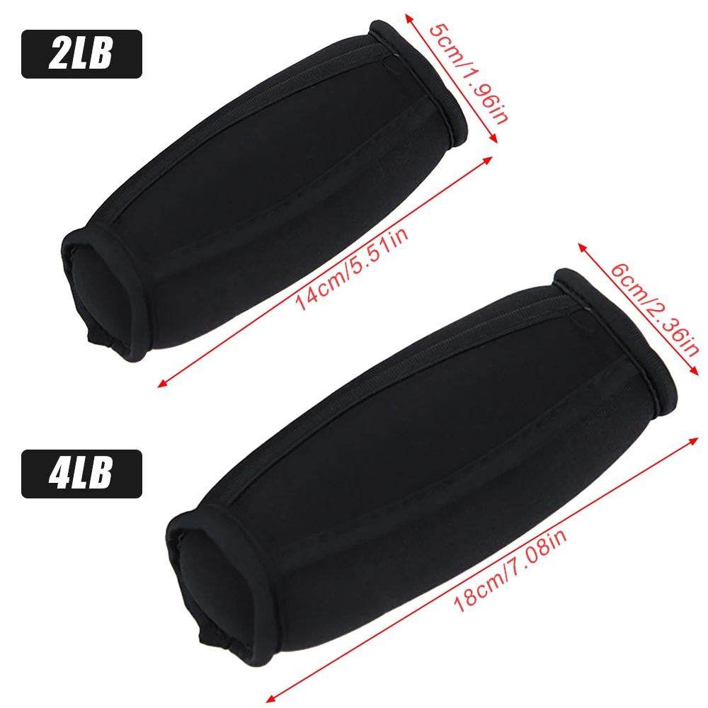 1 Pair Wrist Support Soft Hand Weights 2/4 LBS Walking Dumbbell for Men and Women Jogging Running Physical Therapy Aerobics