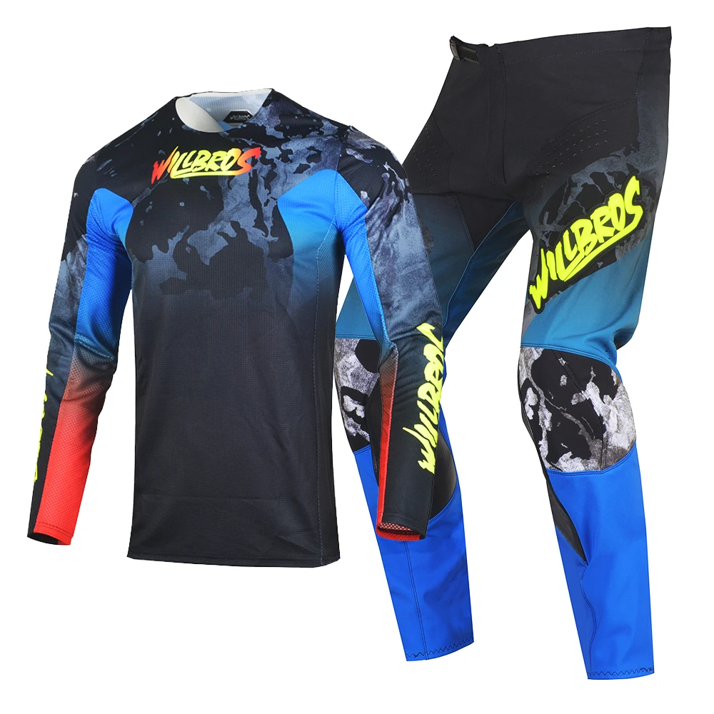 Willbros MX Jersey Pants Combo 180 360 Gear Set for motocross gear set mens cycling suit
