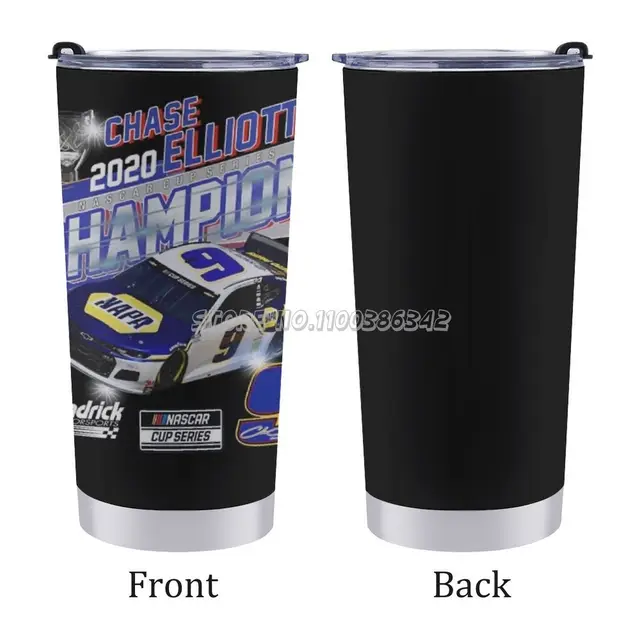 Chase-Elliott-2020-- Cup-Sorozat-Travel Coffee Bögre 20 Oz Autó Csésze Kávé Ivó Ajándék Barátok Számára - Image 3