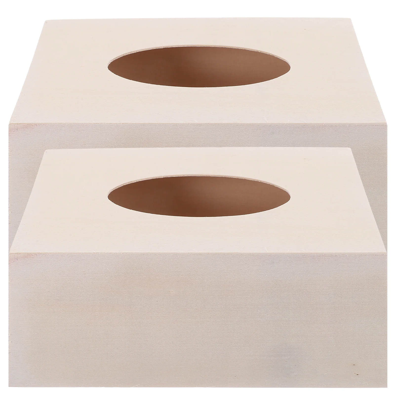 

DIY Wooden Tissue Box Cover Handmade Rectangular Paper Storage Case for Bathroom or Living Room Décor