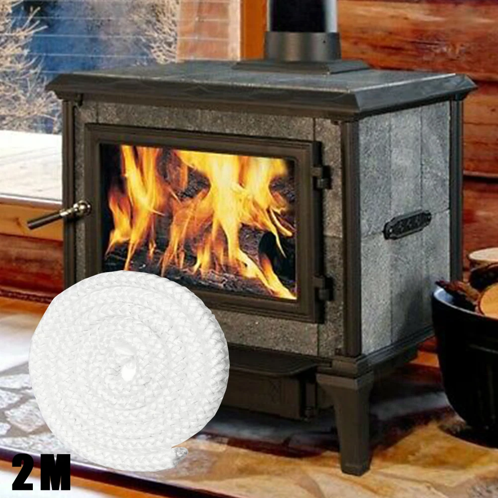 Wood Burning Stove Seal Fiberglass 6/8/10/12mm 2m Length
